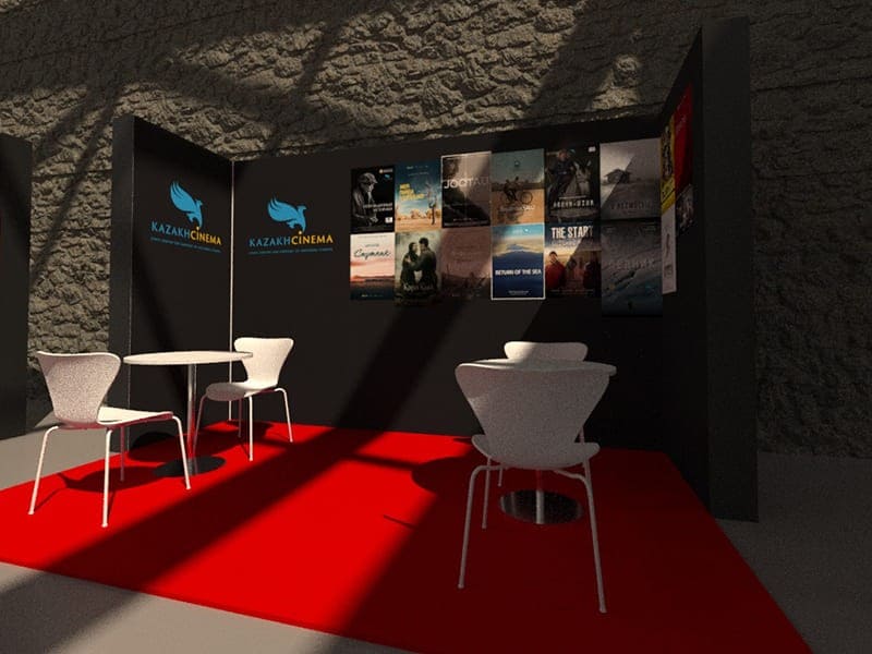 Stands installation at the Eurasian Film Market
